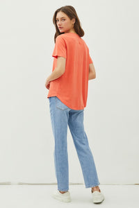 The Penny Top (coral)
