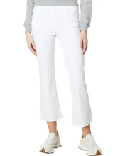 Kelsey High Rise Fab Ab Ankle Flare with Raw Hem by Kut from the Kloth (Optic White)