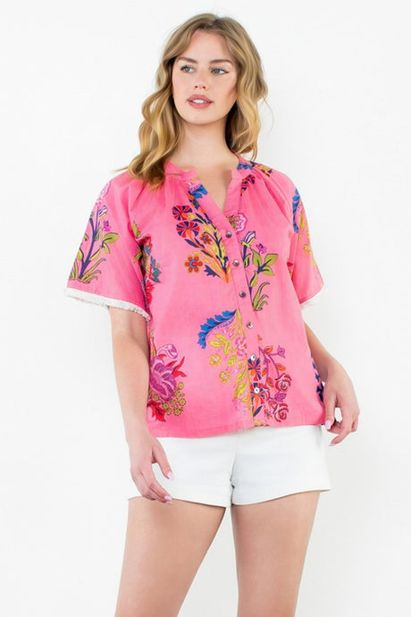 The THML Maeve Top (Pink)