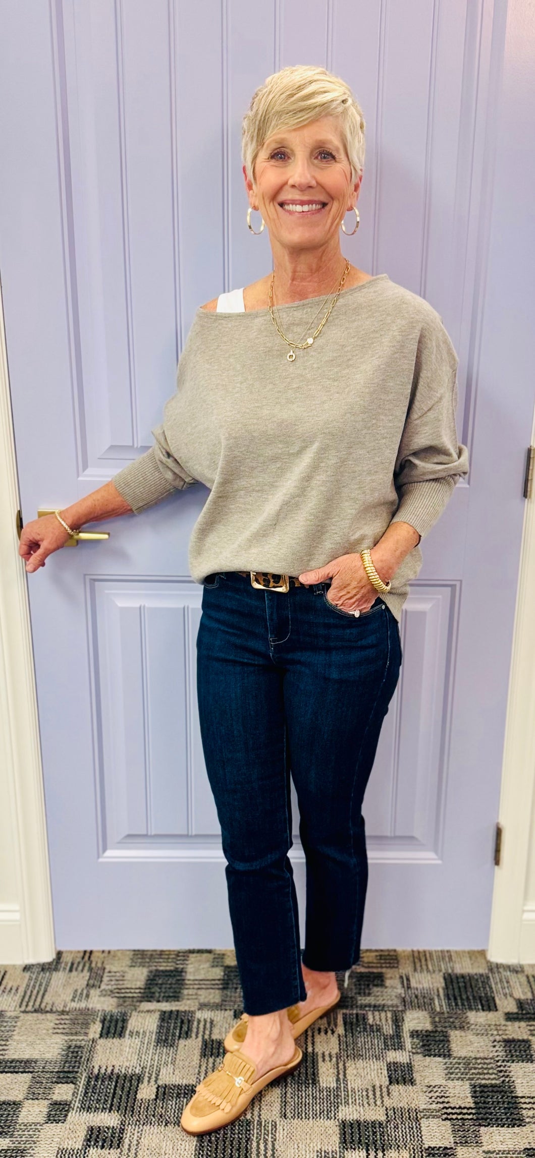 The Cory Sweater (Lt. Gray)