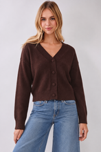 The Maxwell Cardigan (Chocolate)