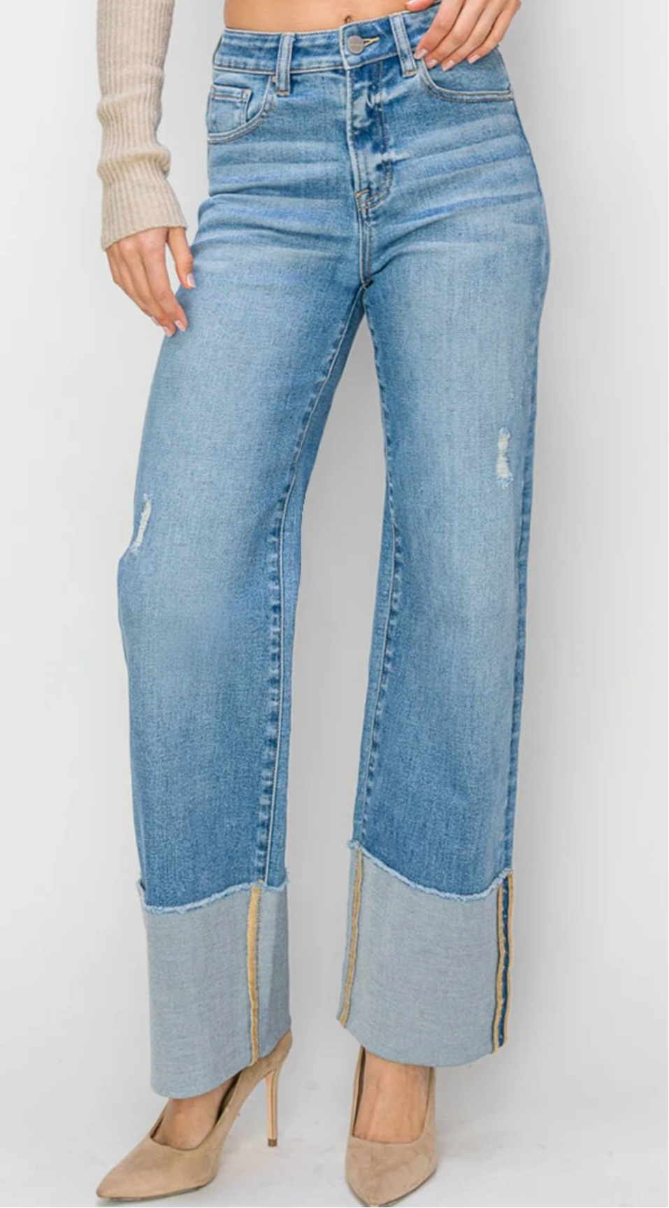 The Caroline Jeans (Light Wash)