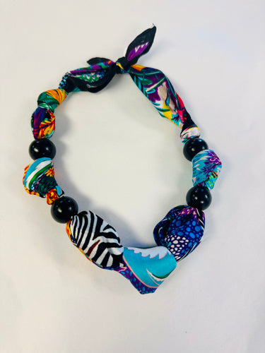 Vibrant Scarf Necklace