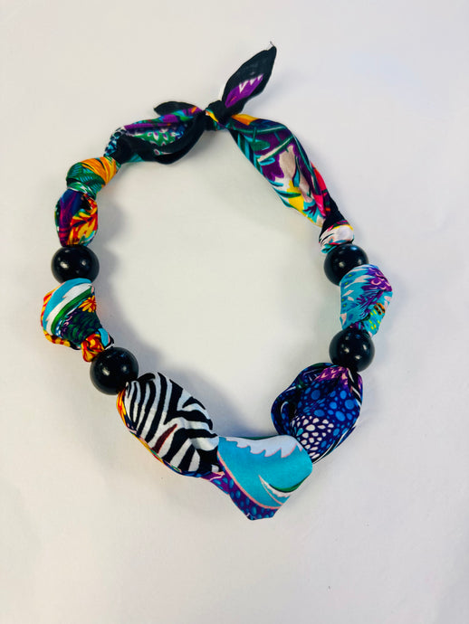 Vibrant Scarf Necklace
