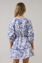 The Debra Dress (Blue & White)