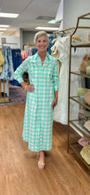 The Harper Blue Check Dress by Garland*30%off