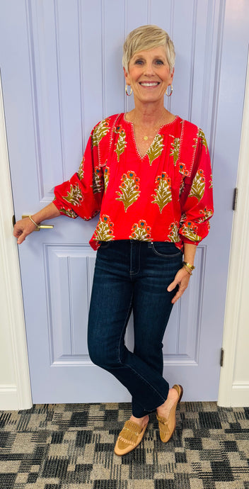 The THML Avani Top (Passion Pink)