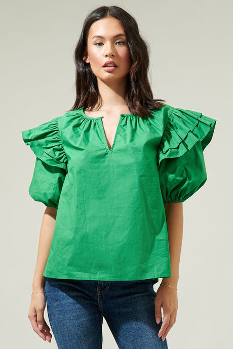 The Fiona Top (Kelly Green)
