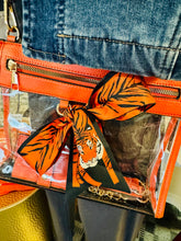 Orange Clear Stadium Game Day Bag (includes Tiger purse scarf)