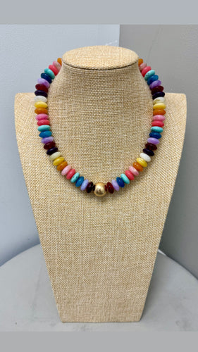 Rondelle Beaded Necklace
