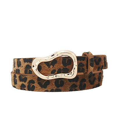 Leopard Organic Circle Belt