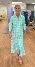 The Harper Blue Check Dress by Garland*30%off