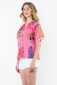 The THML Maeve Top (Pink)