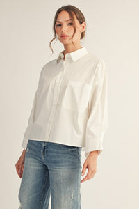The Charlize Button Down (White)