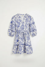 The Debra Dress (Blue & White)