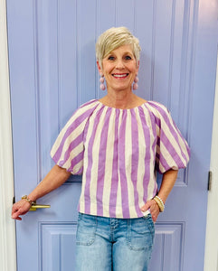 The Valerie Top (Lavender)