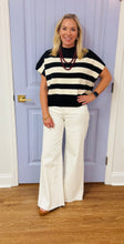 The Abby Top (black/ivory)