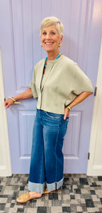The Josslyn Cardigan (Cloudy Gray)
