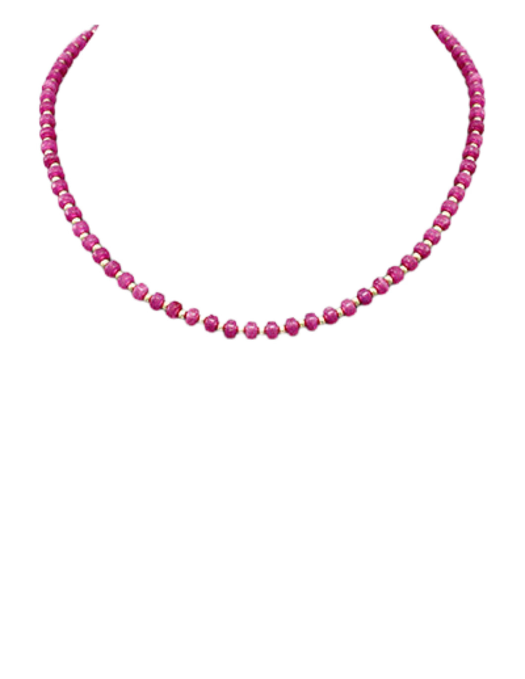 Acrylic Round Bead Necklace.
