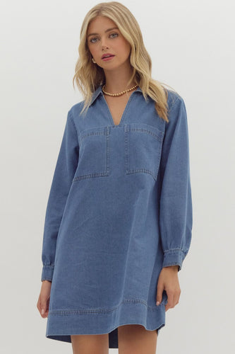 The Beth Dress (Denim)