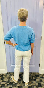 The Raglan Sleeve Tee by Lilla P (Malibu)