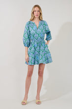 The Debra Dress (Blue/Green)