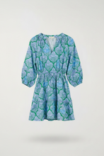The Debra Dress (Blue/Green)