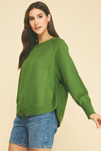 The Corrine Top (Pesto Green)