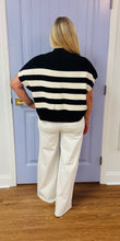 The Abby Top (black/ivory)