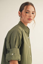 The Charlize Button Down (Olive)