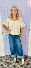 The Louisa Top  (Black Stripe)