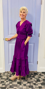 The Karina Maxi Dress (Purple)