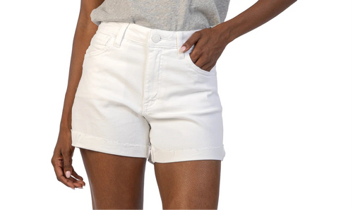 The Jane Roll Up Short (White)*Final Sale