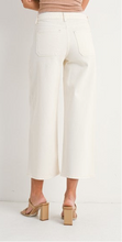 The Beth Cream Wide Leg Jean