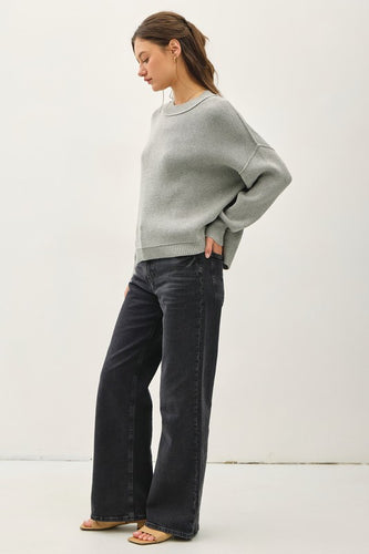 The Taylor Sweater (Heather Grey)