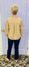 The Francine Top (Taupe Stripe)