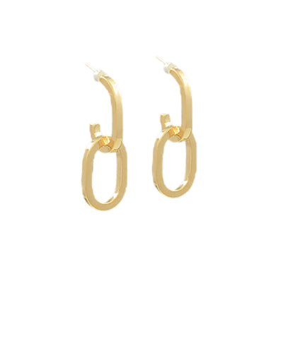 The Small Gold Linked Earrings