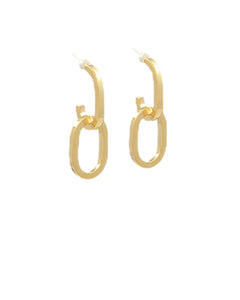 The Small Gold Linked Earrings