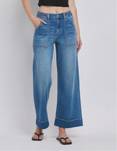 The Kris Wide Leg Cuffed Jean