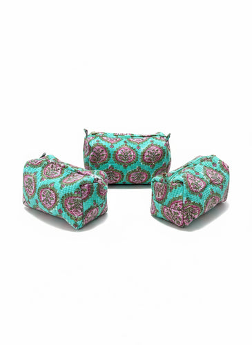 The Lotus Cosmetic Case (Multi Sizes)