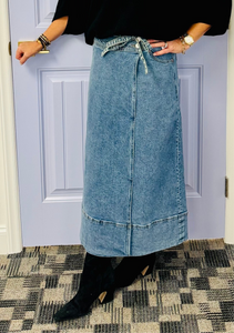 The Brooklyn Denim Skirt