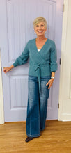 The Lydia Wrap Sweater (Teal)
