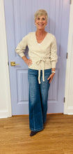 The Lydia Wrap Sweater (Cream)