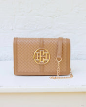 The Cecilia Circle Logo Bag (Woven Tan)