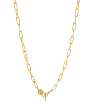 Clover Paper Clip Necklace