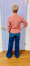 The Lydia Wrap Sweater (Rose)