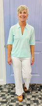 The Demi Top by Lilla P (Aqua)