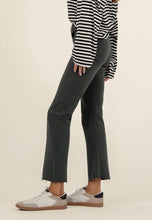 Kelsey Fab Ab Ankle Flare Jean by Kut (Pewter Green)