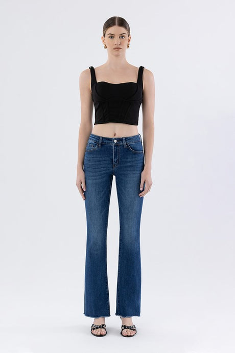 Sadie Mid Rise Bootcut Jean (Medium Wash)