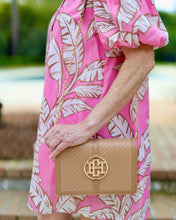 The Cecilia Circle Logo Bag (Woven Tan)